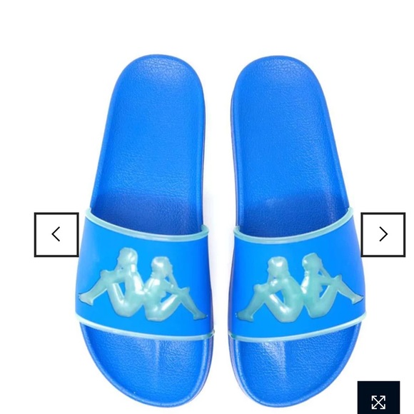 Kappa Shoes Nwt Blue Kappa Slides Poshmark